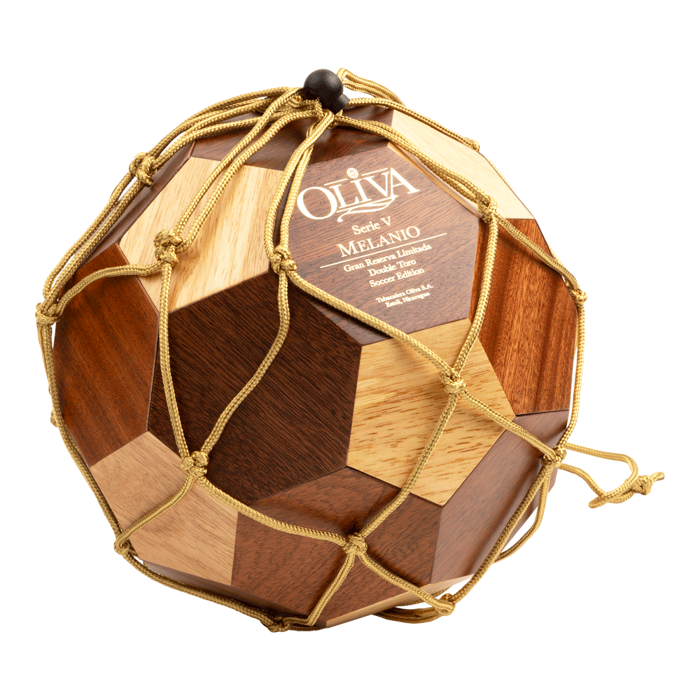 Soccer Ball Humidor Closed